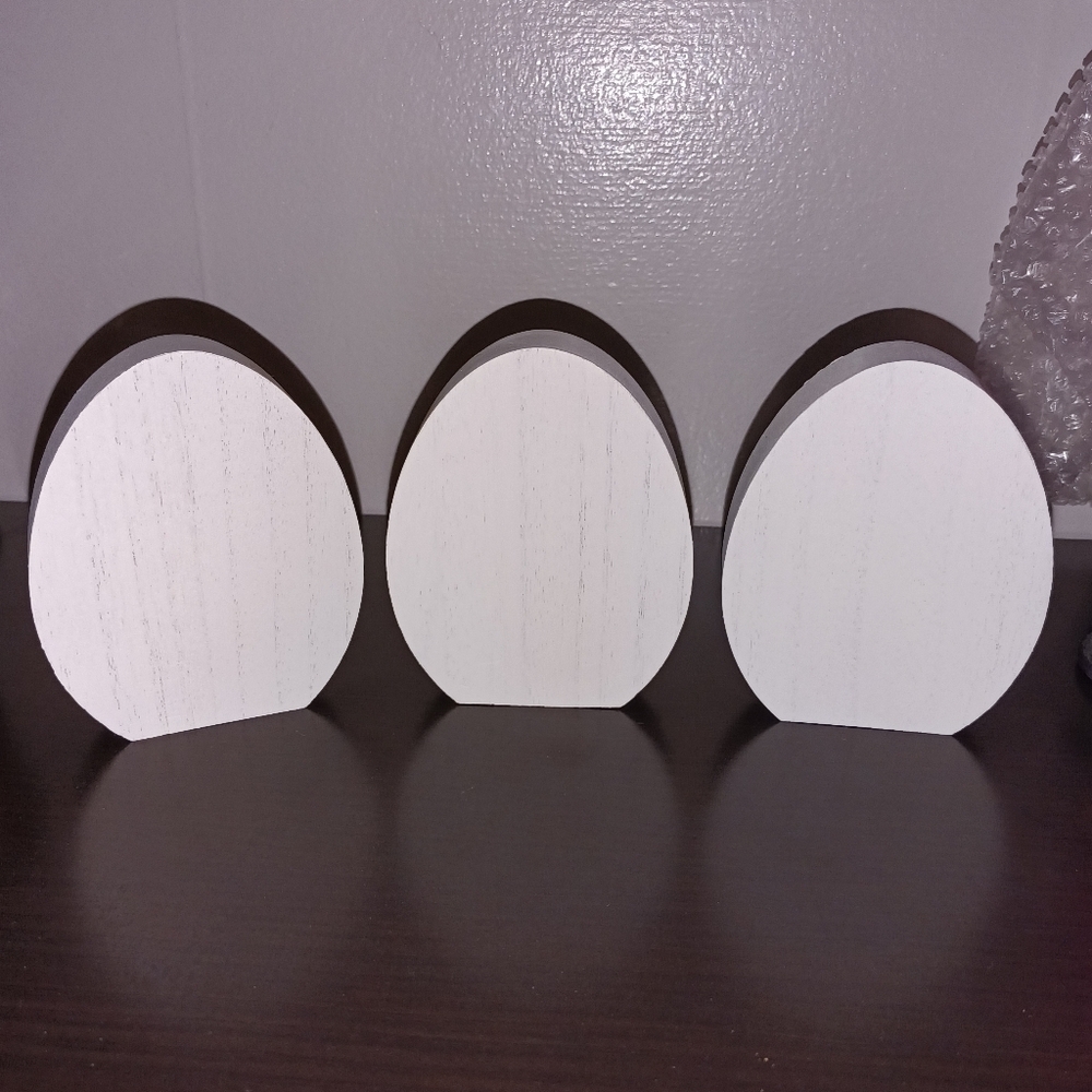 Set of 3 New Chalk Couture Easter Eggs Cutouts